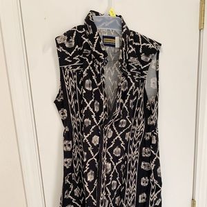 Panhandle Slim western wear long sleeveless top XL (fits to L)
